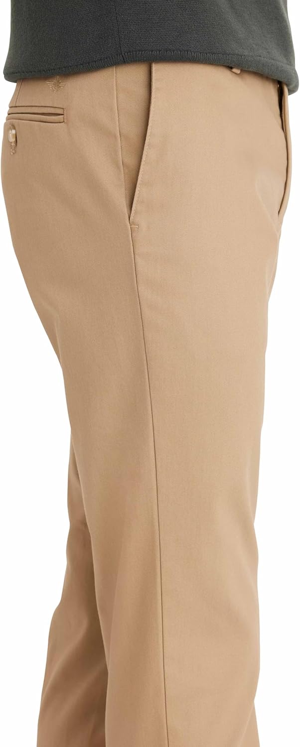 Dockers Herren Signature Khaki Slim Fit Chino 40W / 34L British Khaki, 40W / 34L British Khaki