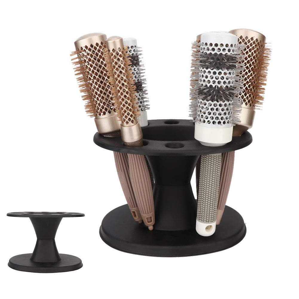 Haarbürstenhalter-Ständer, Runder Kunststoff-Haarbürsten-Kammhalter, Präsentationsständer, Haar-Styl