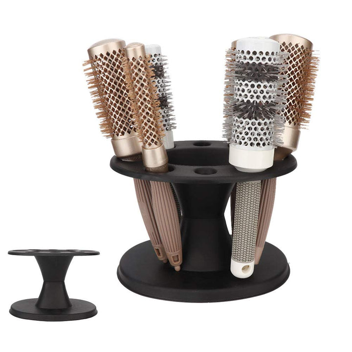 Haarbürstenhalter-Ständer, Runder Kunststoff-Haarbürsten-Kammhalter, Präsentationsständer, Haar-Styl