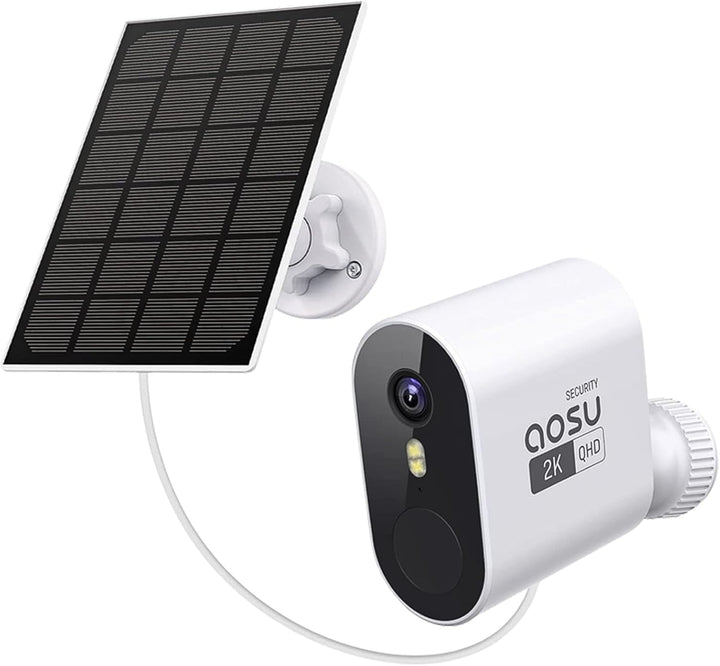 AOSU 7Pro Zusätzliche Überwachungskamera Aussen Solar, Kann Nicht allein verwendet Werden - Erforder
