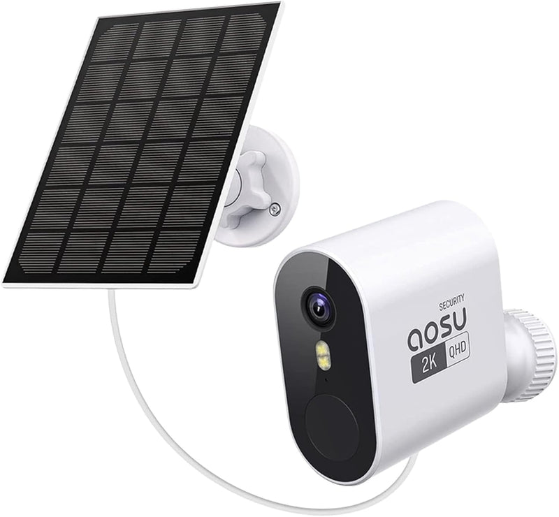 AOSU 7Pro Zusätzliche Überwachungskamera Aussen Solar, Kann Nicht allein verwendet Werden - Erforder