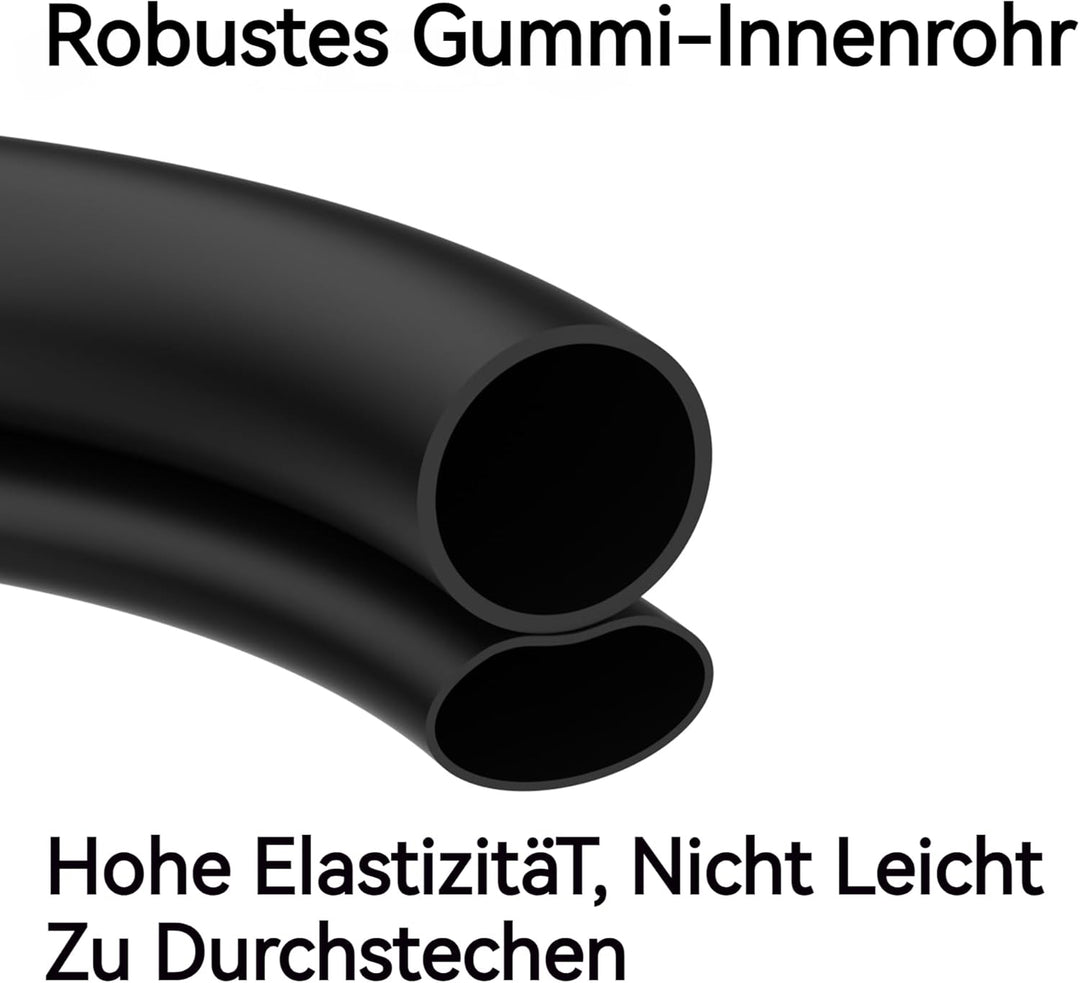 RUTU 10x2.125 Reifen- und Schlauchset für selbstausgleichenden Elektroroller, Dreirad, Kinderwagen,
