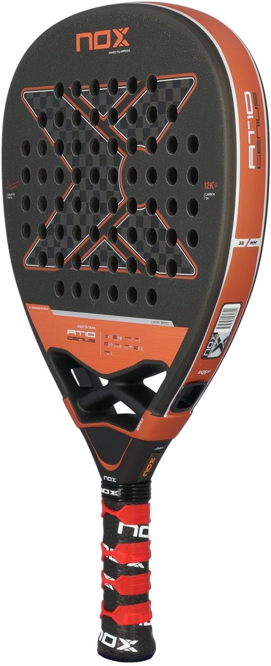 Nox At10 Genius Attack 12k by Agustin Tapia Padel Racket 360-375 gr