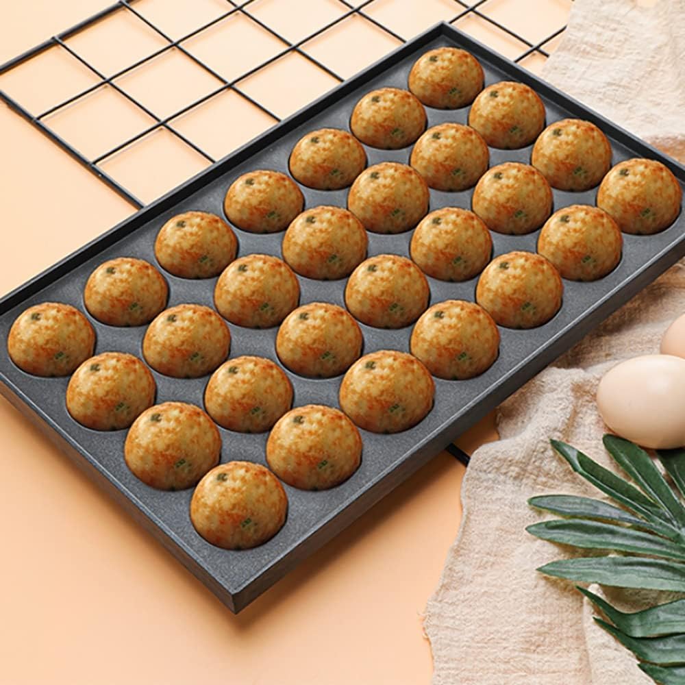 Takoyaki Takoyaki Kochplatte, 28 Löcher, 4 cm, Antihaftbeschichtung, Kochen zu Hause, Takoyaki Takoy