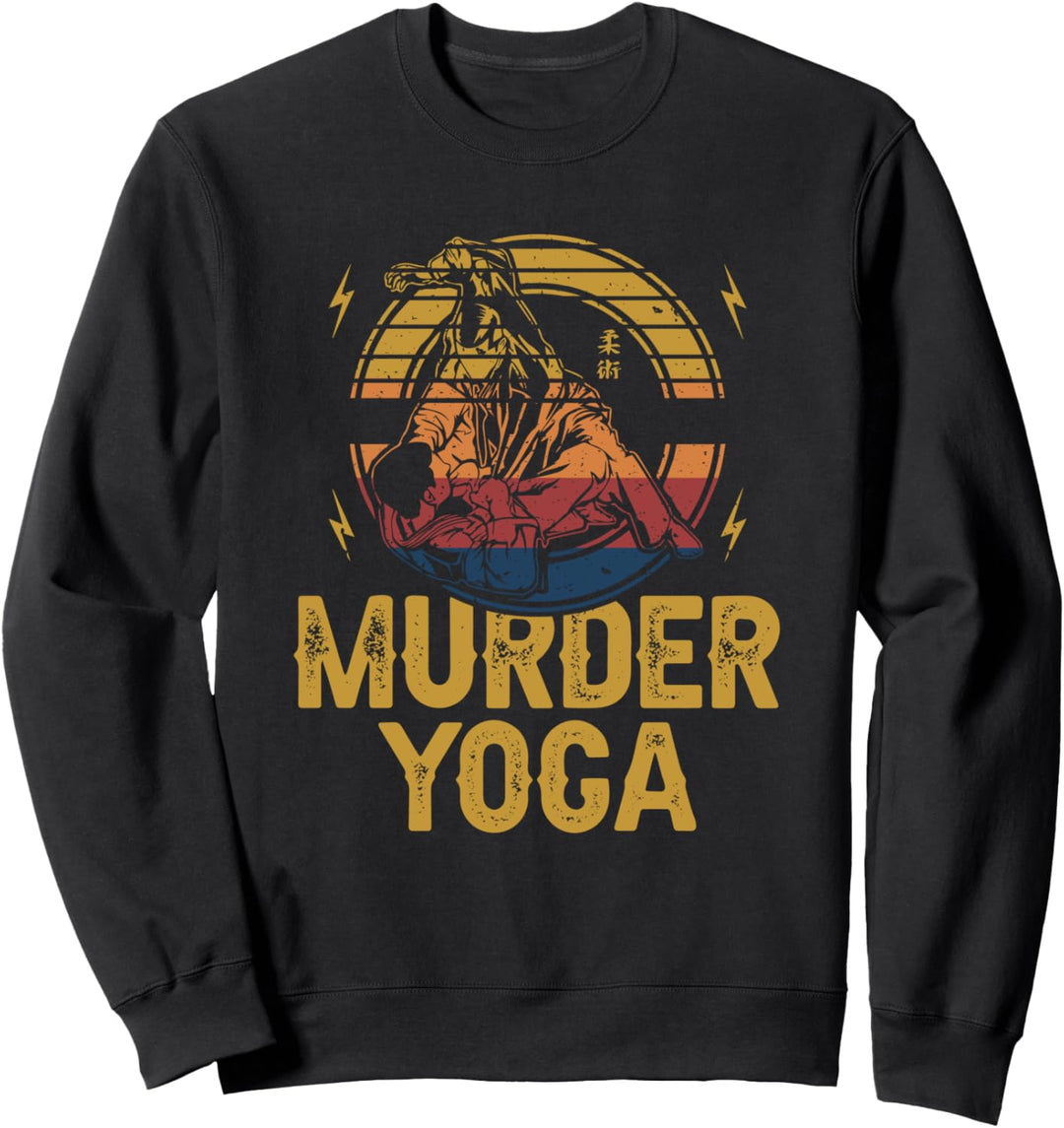 Mord Yoga - Brasilianisches Jiu Jitsu Wrestling Sweatshirt