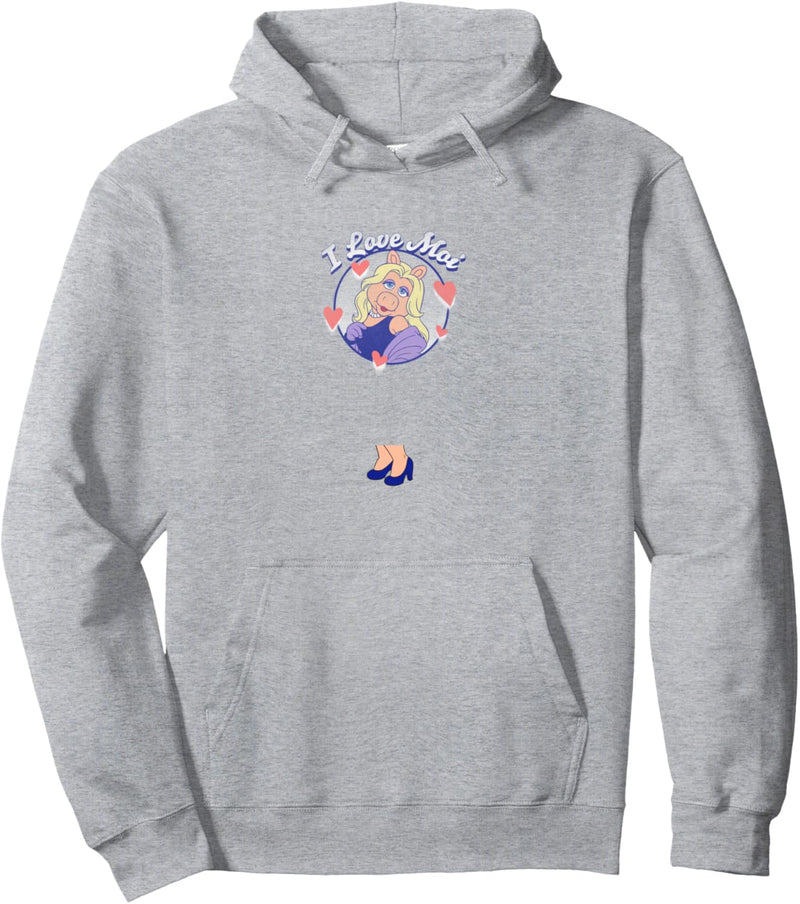 Disney The Muppets Valentinstag Miss Piggy I Love Moi Pullover Hoodie