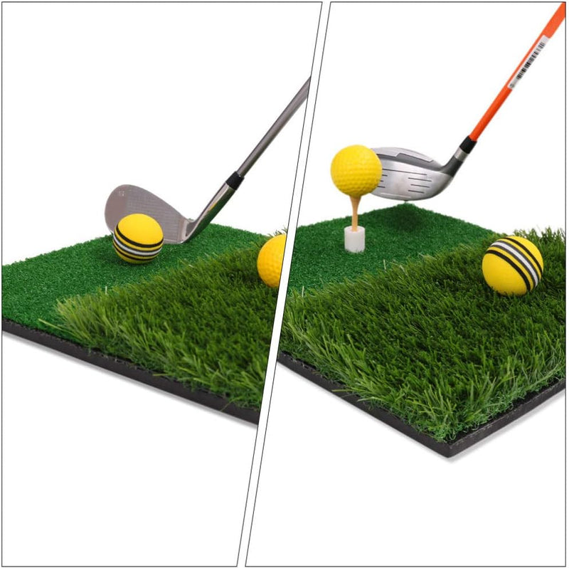 BESPORTBLE Minigolf Für Zuhause Zubehör Schlagmatte Gummi T- Halter für Indoor Outdoor Chipping Übun