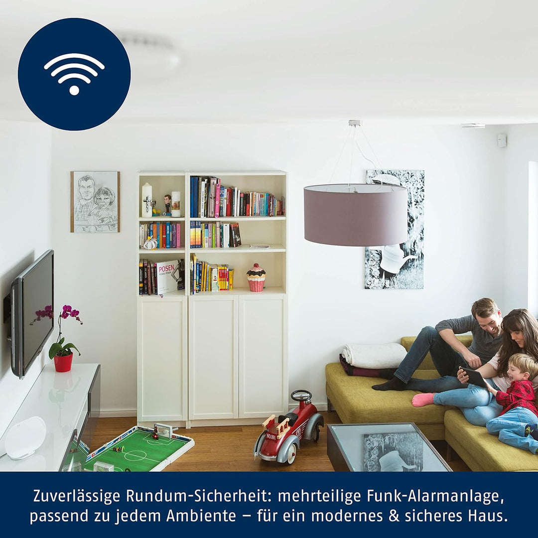 ABUS Funk-Alarmanlage Smartvest Basis-Set Einbruchmeldeanlage inkl. Bewegungsmelder & Öffnungsmelder