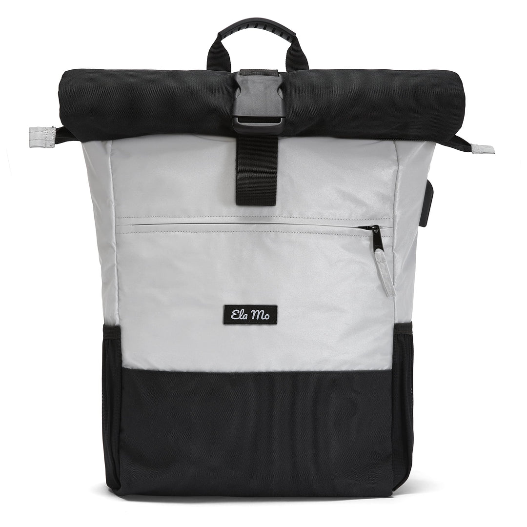 Ela Mo Rucksack Damen Schön, Komfortabel und Durchdacht 18 L (Night Edition - Black), Night Edition