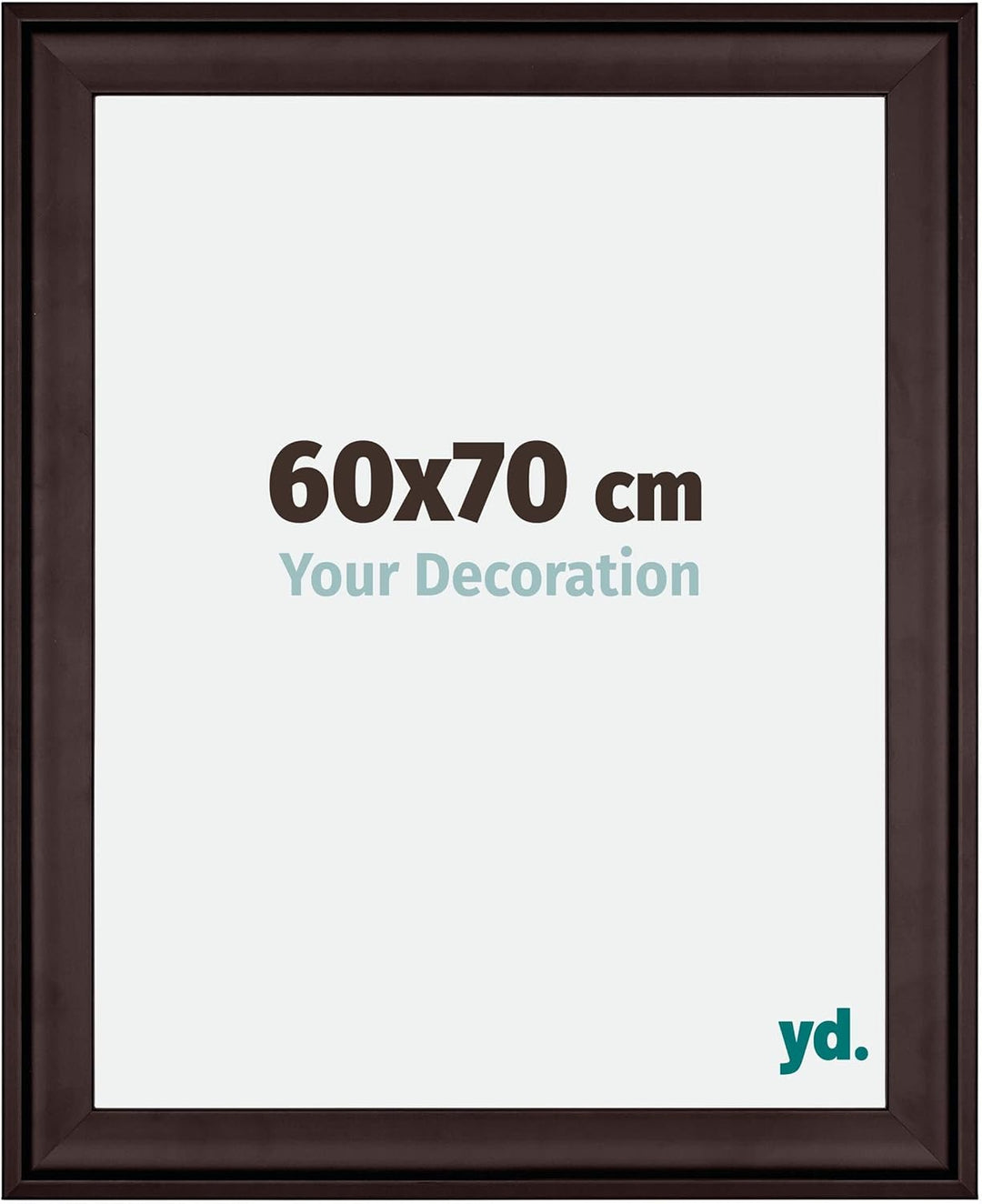 yd. Your Decoration - Bilderrahmen 60x70 cm - Bilderrahmen aus Holz mit Acrylglas - Antireflex - Aus