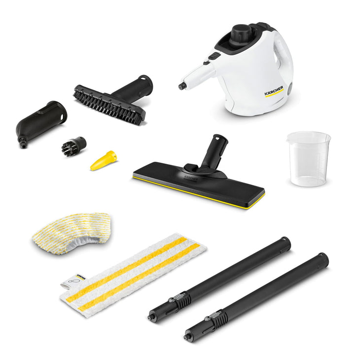 Kärcher Dampfreiniger SC 1 EasyFix, Dampfdruck: 3 bar, Aufheizzeit: 3 min., Leistung: 1.200 W, Fläch