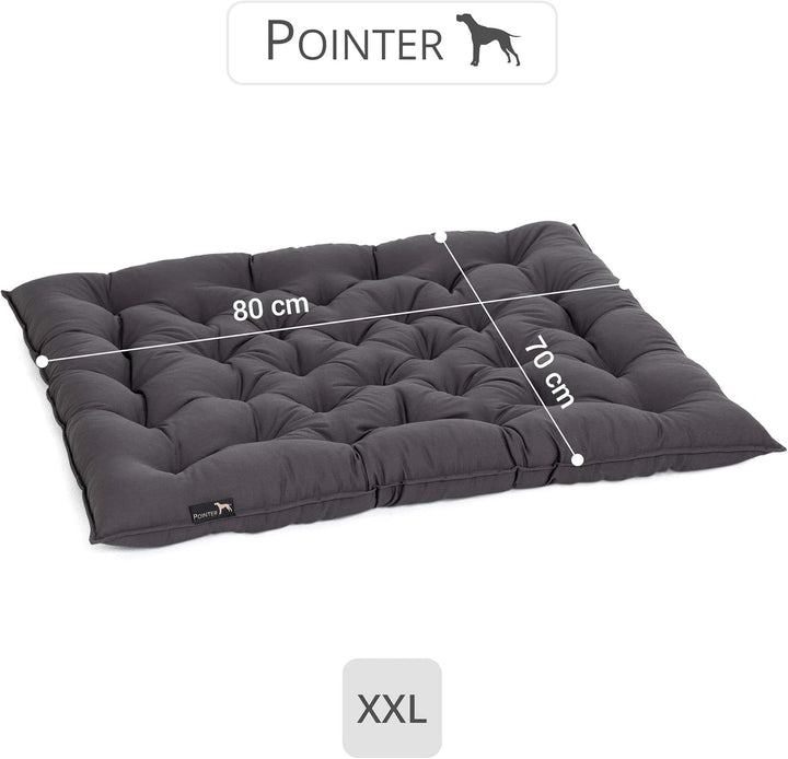Pointer | Urban Hundekissen Grosse Hunde, 80x70 cm - Orthopädisches Hundebett Waschbar bis 95°C, Ger