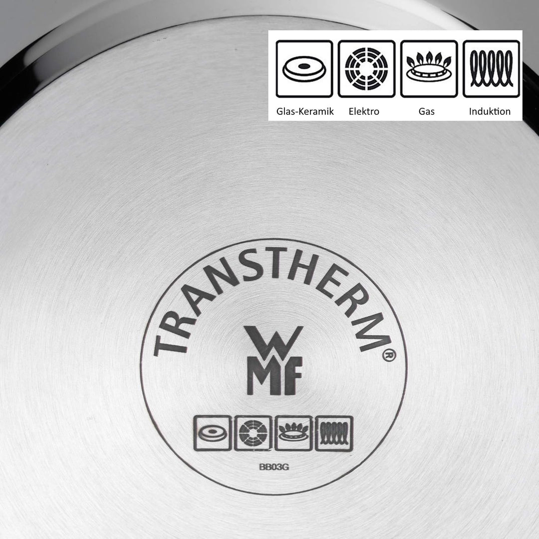 WMF Mini Bratpfanne klein 18 cm, Cromargan Edelstahl Pfanne poliert, unbeschichtet, Induktion, stape