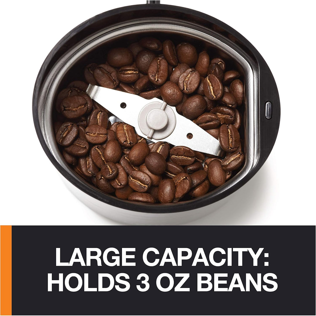 Krups F20342 Kaffeemühle und Gewürzmühle in Einem | Leistungsstarker Motor | Mahlgrad variabel | 75g