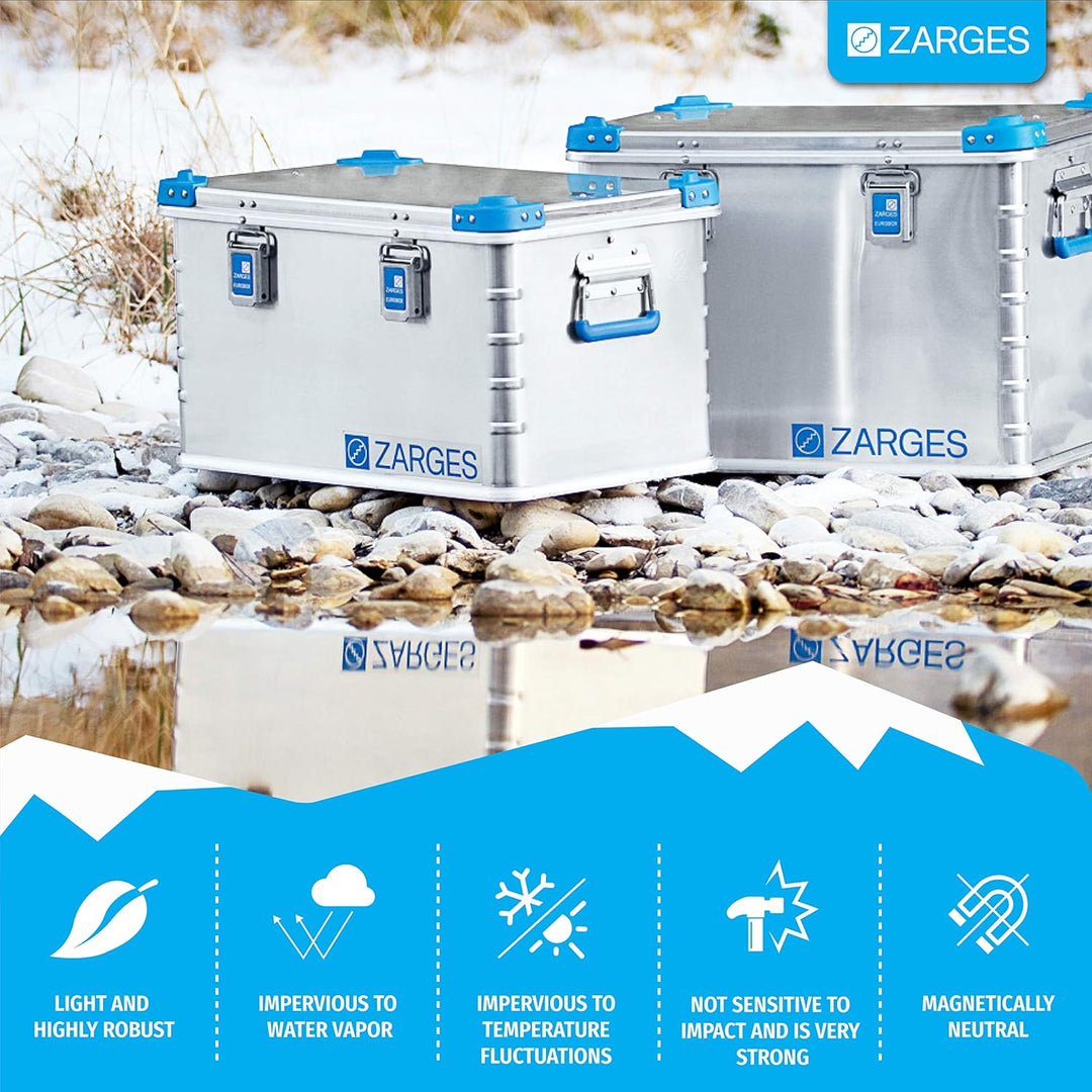Relags Box Zarges Eurobox - 415 Liter, Silber, 415 L, 407090, 415 L