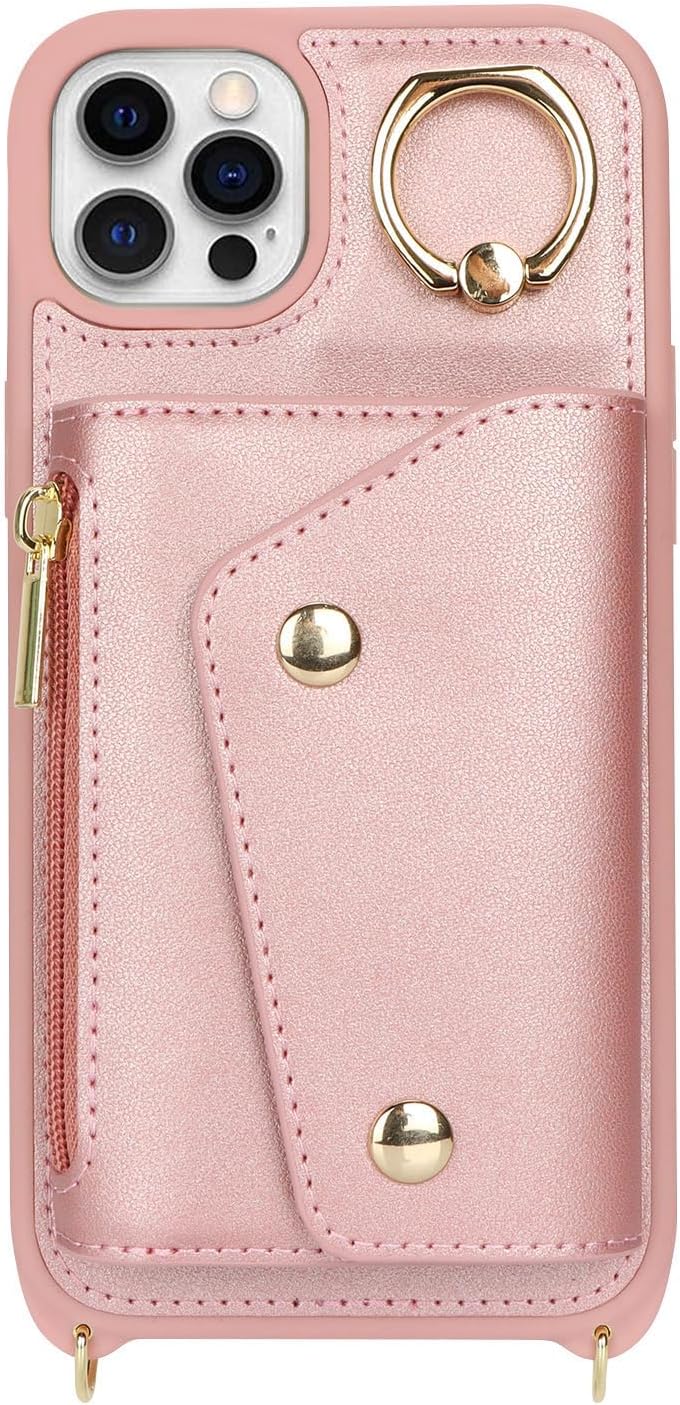 Lipvina Hülle für iPhone 11 Pro Max Hülle mit Band Kartenhalter handyhülle Hülle für iPhone 11 Pro M