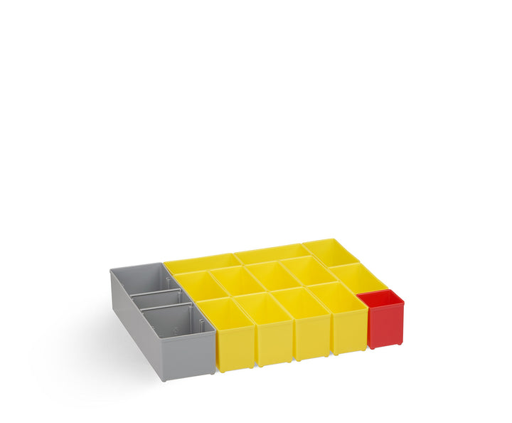 Insetboxenset B3 gelb | Sortimentsbox klein leer | Bosch Sortimo i-BOXX 72 Insetboxenset B3 | Erstkl