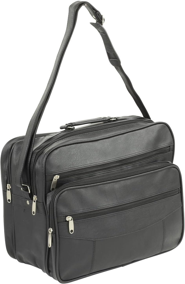 D&N Business Line Umhängetasche, 37 cm, 17 Liter, Schwarz