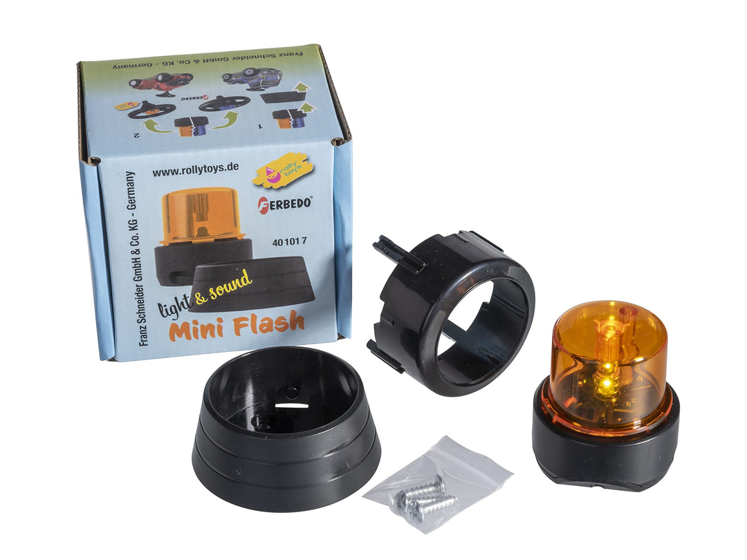 Ferbedo 401017 Flashlight orange (Blinklicht für Babyrutscher und Trettraktoren, Polizeiautos, Monta
