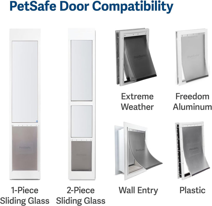 PetSafe Mittelgrosse Ersatzklappe – Braun – ungiftig, wetterbeständig, Magnetverschluss – Grösse M –