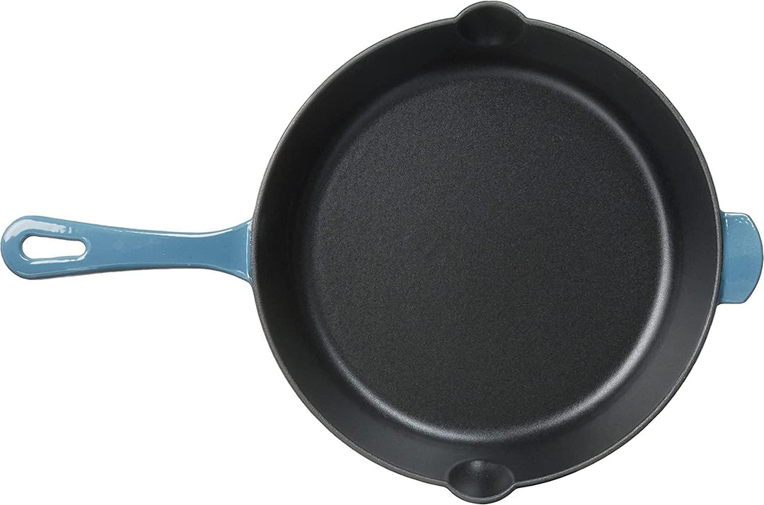 Cuisinart Chef 's Classic emailierten rund 25,4 cm Gusseisen Bratpfanne, Provencal blau, Blau