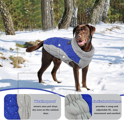 Hjumarayan Hundemantel für Kleine Hunde - Hundemantel Winter Hundemantel mit Geschirr Wintermantel H