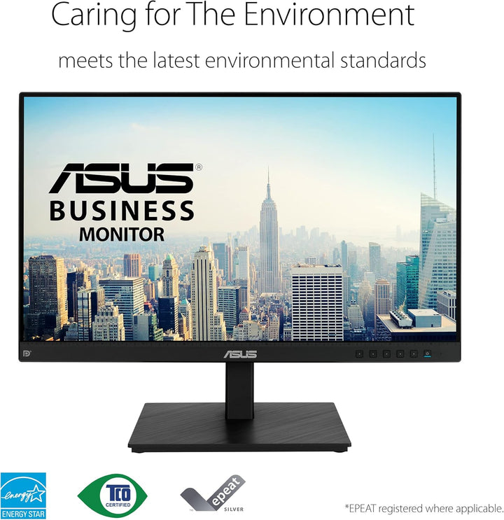 ASUS Business BE24ECSBT - 24 Zoll Full HD Monitor - 16:9 IPS Panel, 1920x1080-10-Punkt Multi-Touch,