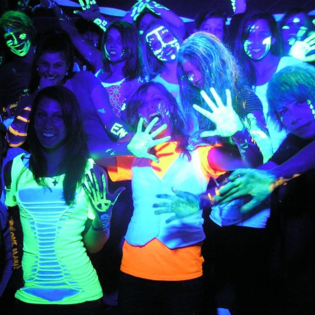 BeamZ BUV63 Schwarzlichtlampe, Schwarzlicht Party BAR 36cm mit 6x 3 Watt LEDs, UV Strahler, Schwarzl