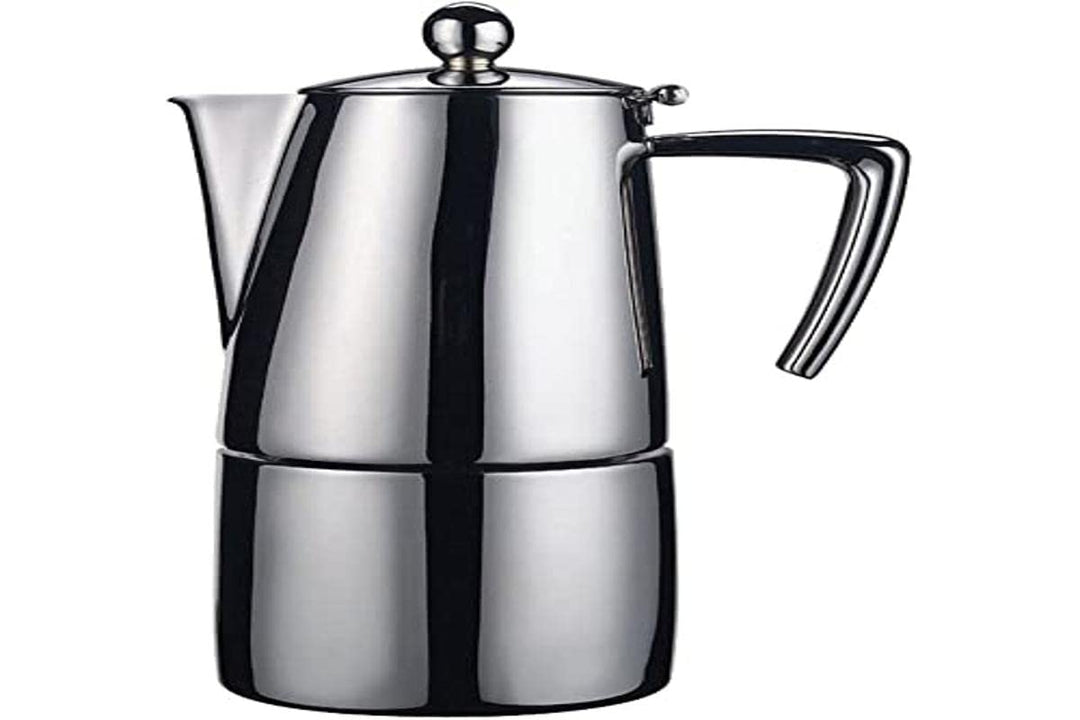 ILSA Slancio Espressokocher, 6 Tassen, Edelstahl