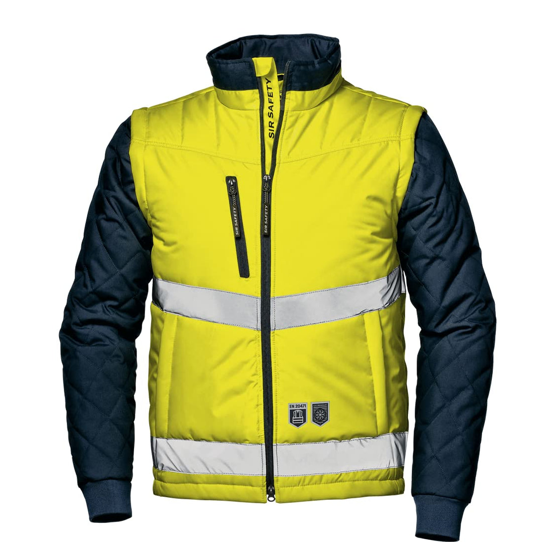 MC4114ECM "Driver" Bundjacke, Warnschutz-gelb/blau, Grösse M, M