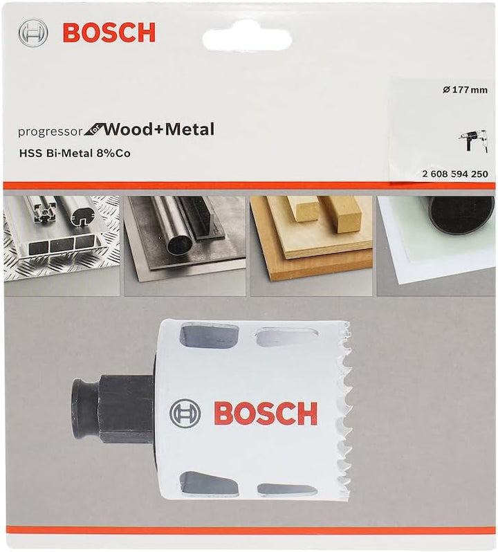 Bosch Accessories Lochsäge Progressor for Wood & Metal (Holz und Metal, Ø 177 mm, Zubehör Bohrmaschi