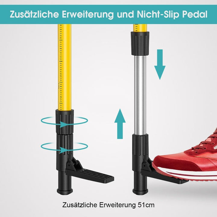 Teleskopstange, Stativ 1/4-20 Stativ Kreuzlinien Verstellbare montagestange für Dreh- und Linienwaag