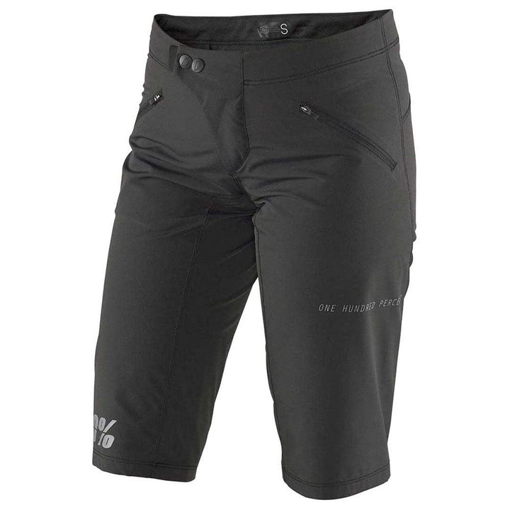 100 Percent Unisex Ridecamp Womens Shorts Black-Lg Boardshorts, Negro, Standard