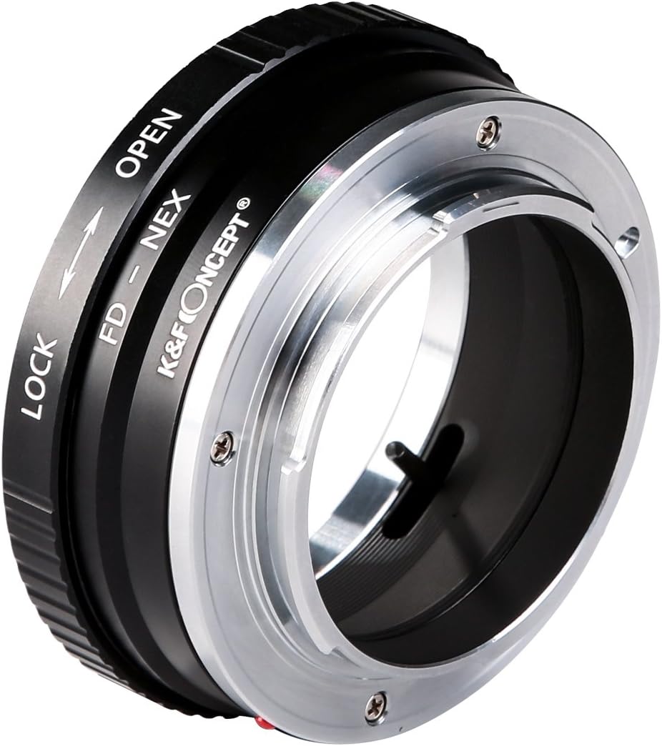 K&amp;F Concept® FD-NEX II Kupfer-Bajonett Objektivadapter,Adapter Ring,Canon FD Adapter,Objektiv Adapte