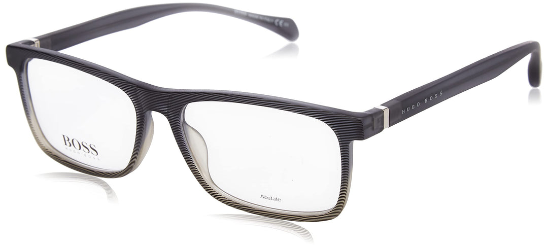 BOSS Herren Sonnenbrille Graues Braunes Muster, Graues Braunes Muster