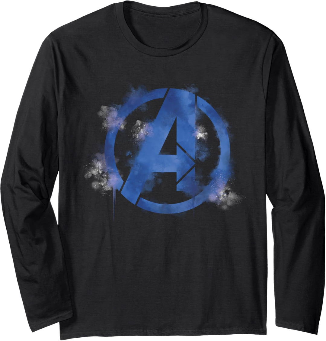 Marvel Avengers: Endgame Spray Paint Logo Langarmshirt