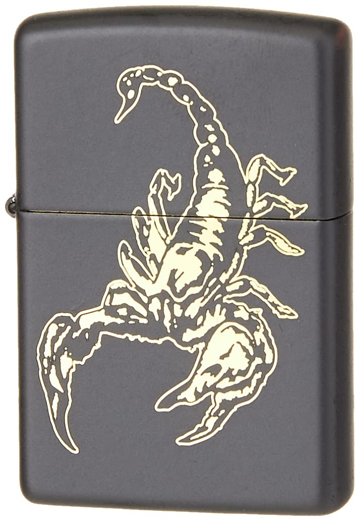 Zippo PL 218 Scorpion Laser Engrave Feuerzeug, Messing, Design, 5,83,81,2