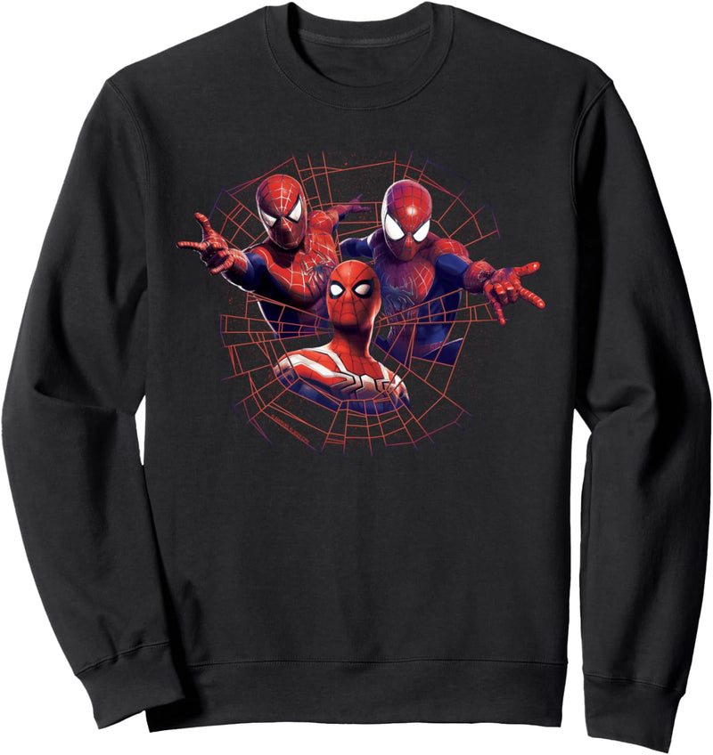 Marvel Spider-Man: No Way Home Spider-Men Web Sweatshirt