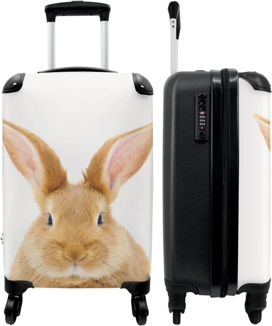 NoBoringSuitcases.com® Kinder Koffer Hartschalenkoffer Klein Rollkoffer Handgepäck Geschenk - Kanich