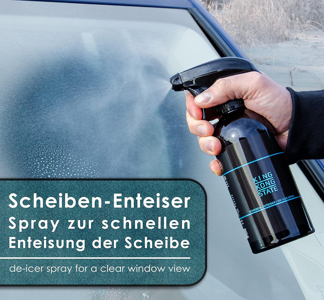 King Kong State Winter-Set für Autos - Geschenk-Set aus Luftentfeuchter-Kissen, Eiskratzer, Scheiben