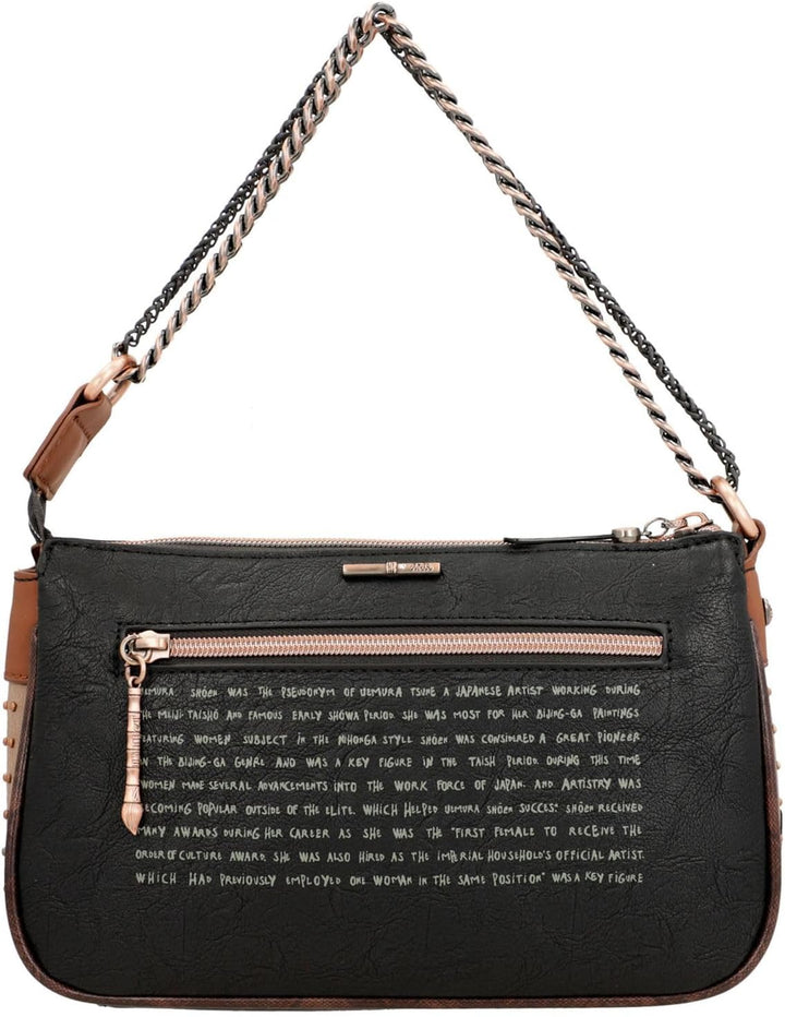 Anekke Shoen Black Umhängetasche 24 cm