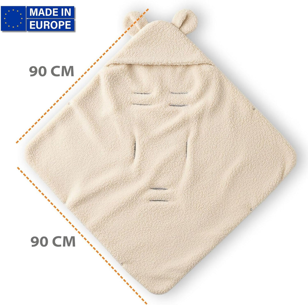 Einschlagdecke Babyschale Baby Decke - Winterschlafsack Blanket Fusssack Kinderwagen Zubehör für Neu
