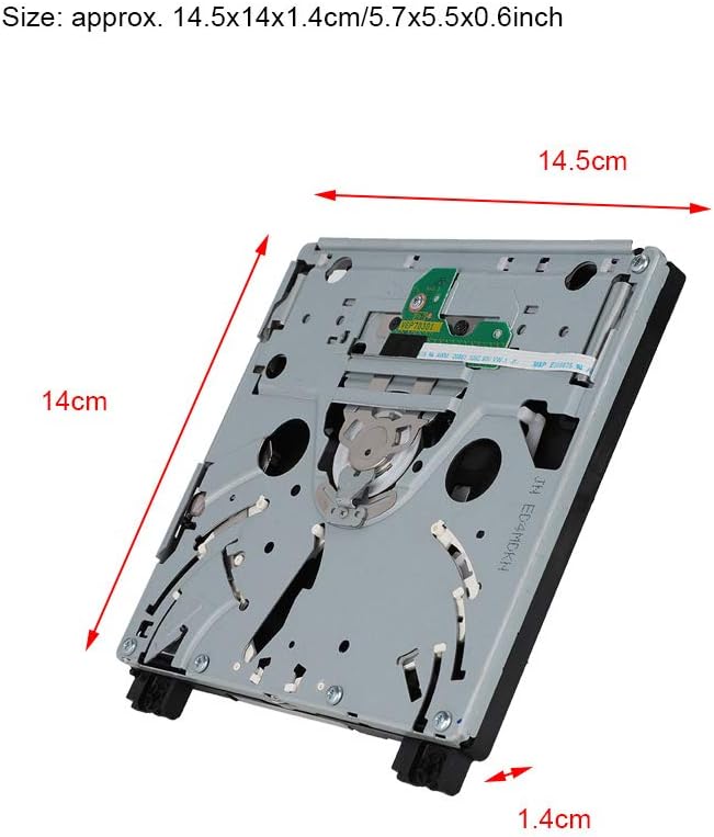 Topiky DVD ROM Laufwerk für Wii-Spielekonsole,Professional Drive Disk Replacement Repair Part DVD RO