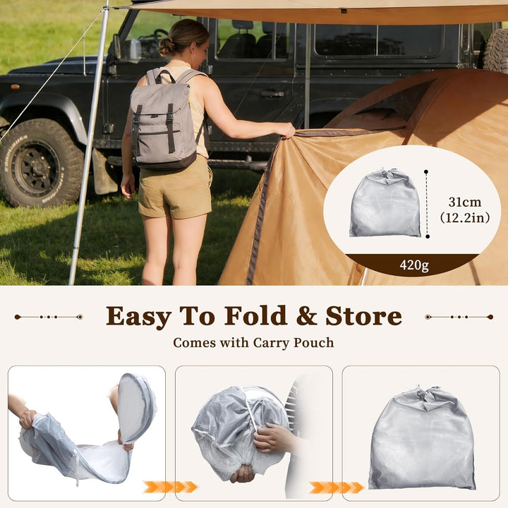 Pop-up Moskitonetz, 190 x 90 x 90cm Ultraleichtes Faltbares Moskitonetz für Outdoor Indoor, Gross Tr