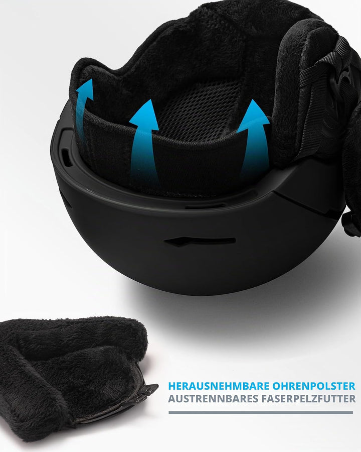 OutdoorMaster ELK MIPS Skihelm - Schneesporthelm Snowboardhelm für Männer Frauen &amp; Jugend Mattes Sch