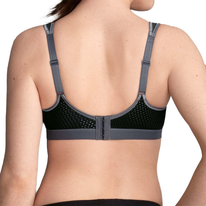 Anita - Performance - Damen - Sport BH - Unterwäsche 70A Schwarz/Anthrazit, 70A Schwarz/Anthrazit