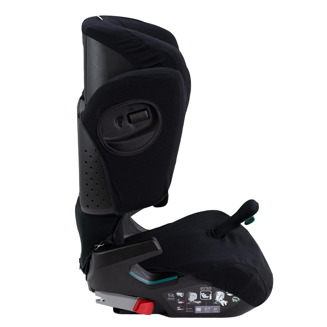 JYOKO Kids Bezug kompatibel mit Britax Romer Kidfix, aus Baumwolle (Romer Kidfix I-Size, Black Serie