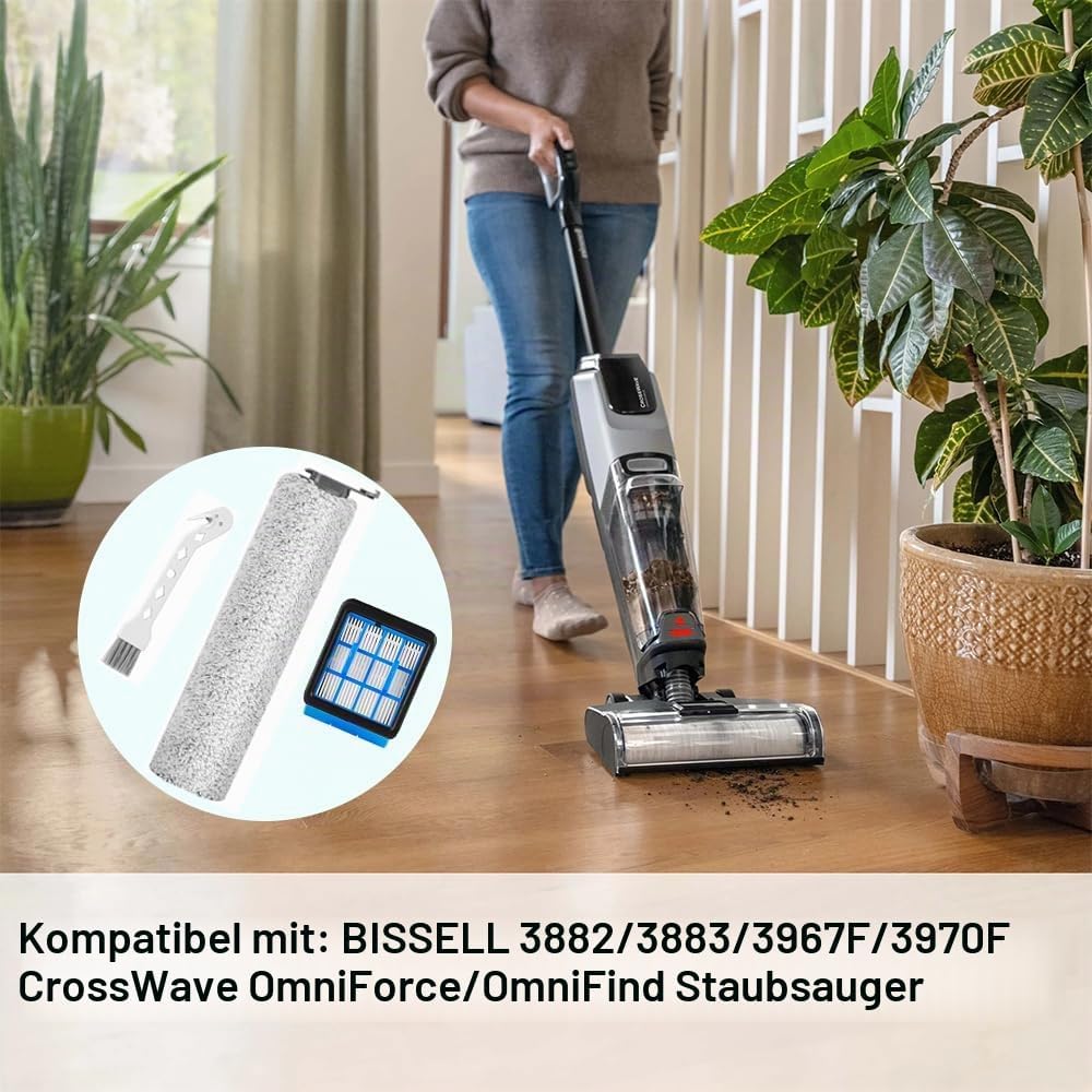 Für Bissell CrossWave OmniForce &amp; CrossWave OmniFind Staubsauger, 3 Pack Bürstenrollen für mehrere O