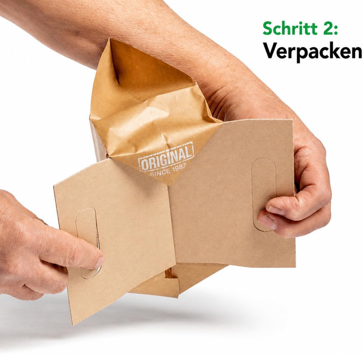 EcoPoopScoop Ökologische Hundekotbeutel aus Papier und Pappe - 360 STK.- 100% biologisch abbaubar -