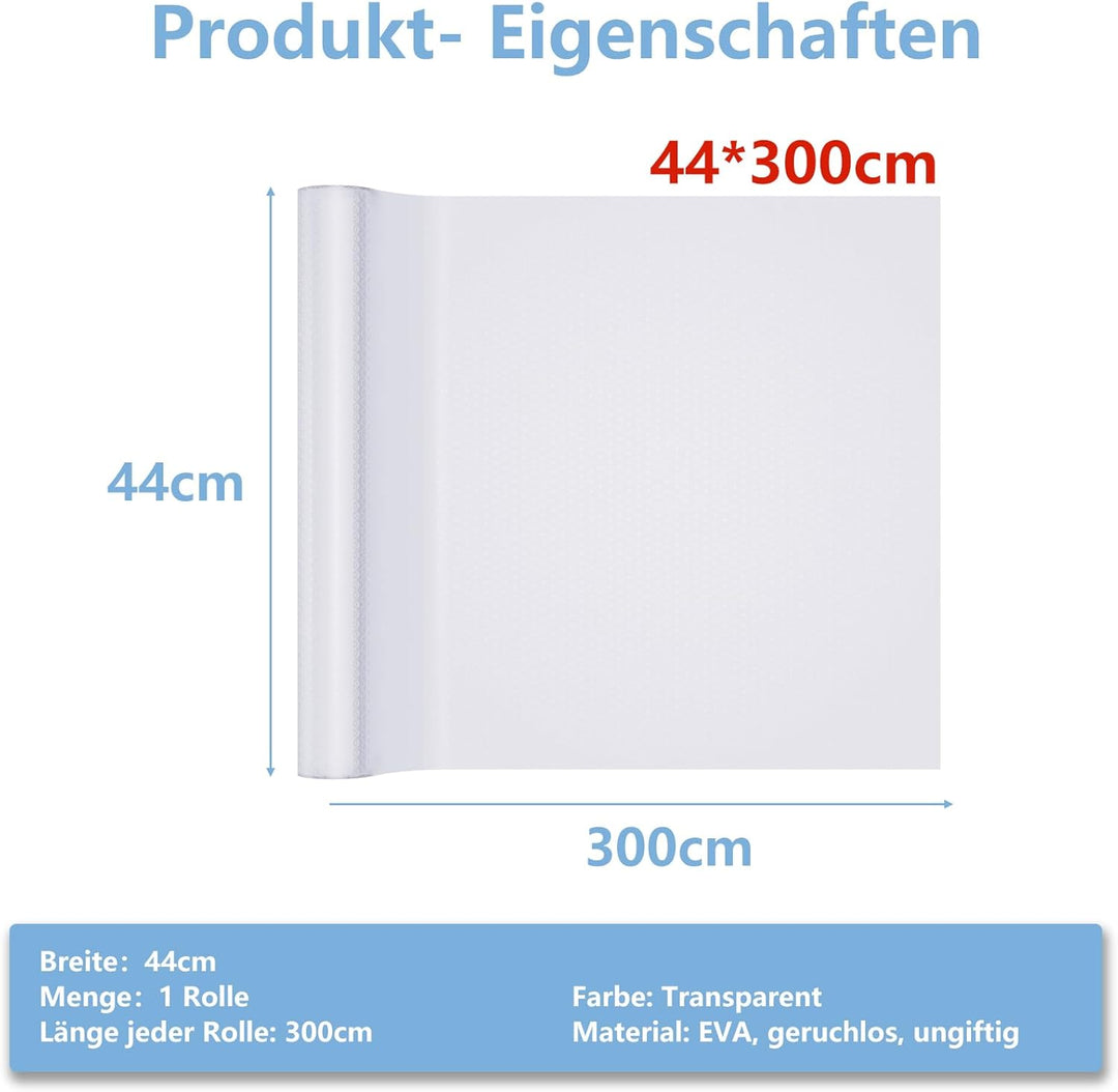 Bäcker & Lecker Schubladenmatte Antirutschmatte Küche Schubladen Matte Schubladenschoner Rutschmatte